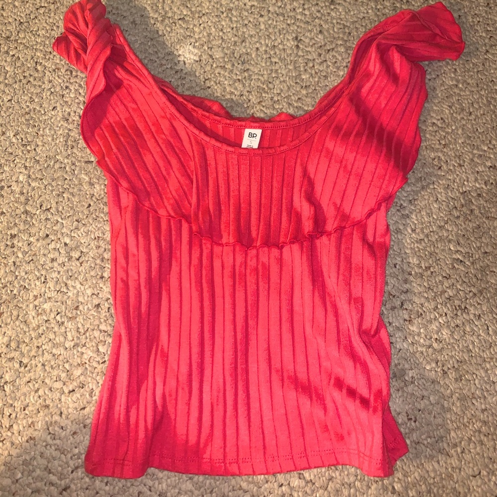 Ruffle crop top